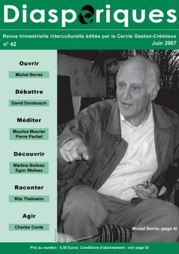 Diasporiques : les cahiers du Cercle Gaston-Crémieux N°42 (Juin 2007)